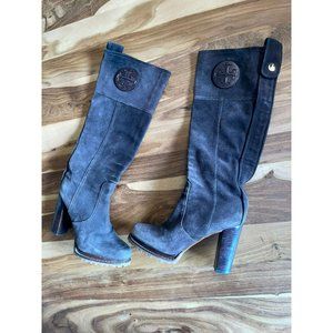 Tori Burch Brown Suede Boots size 8.5